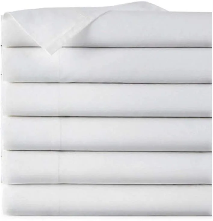 1-pc/ Poly-Cotton (Flat) Bed Sheets (66" x 104")