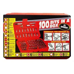 100 pcs. Screwdriver Bit Set