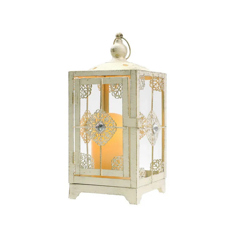 11" High DecorativeMetal Candle Lanterns