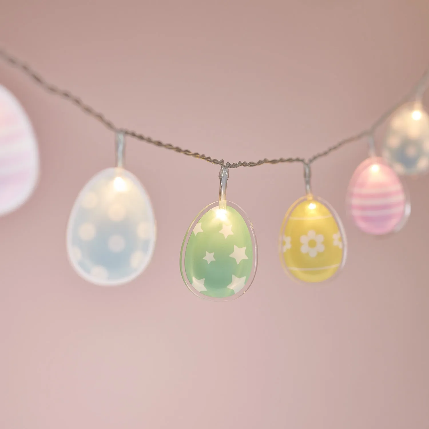 12 Pastel Egg Easter Fairy Lights