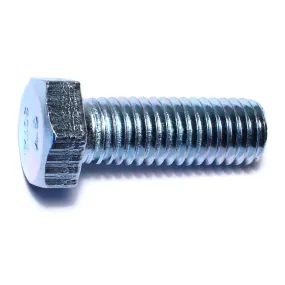 1/2"-13 x 1-1/2" Zinc Plated Grade 2 / A307 Steel Coarse Thread Hex Bolts