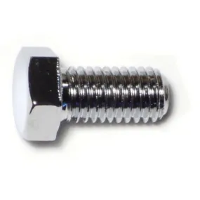 1/2"-13 x 1" Chrome Plated Grade 5 Steel Coarse Thread Hex Cap Screws (5 pcs.)