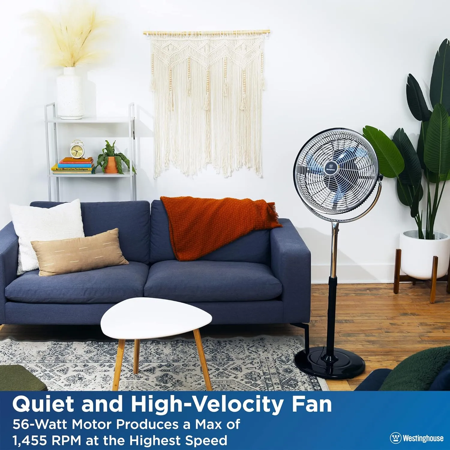 16" 2 in 1 Oscillating Stand   Table Fan