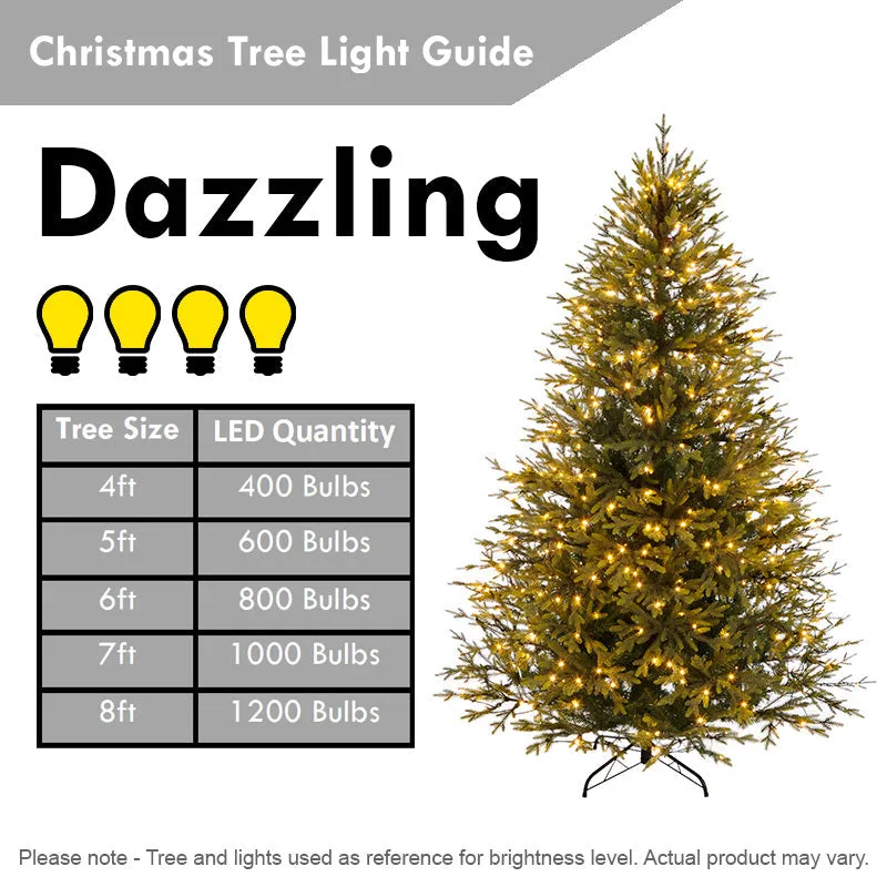 20 LED Santa Claus String Lights Battery 1.9m