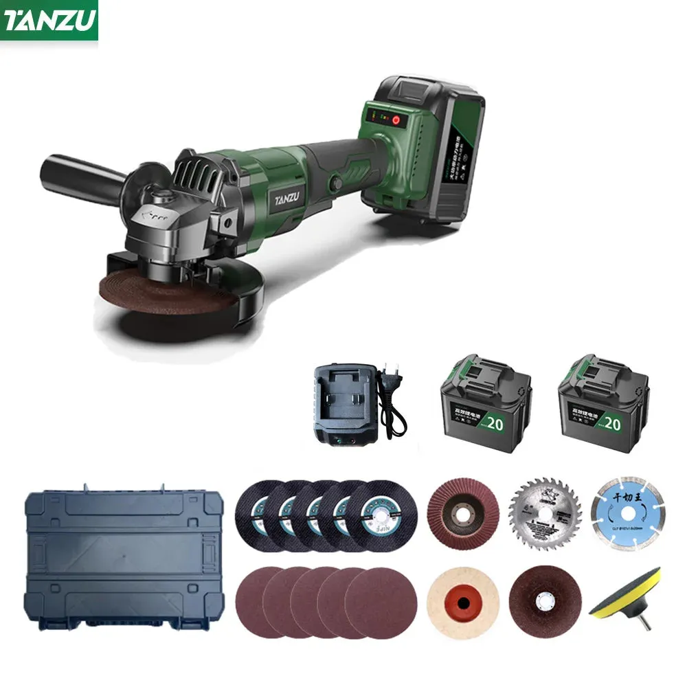 21V Brushless Angle Grinder 4 Inch Cordless Polishing Machine