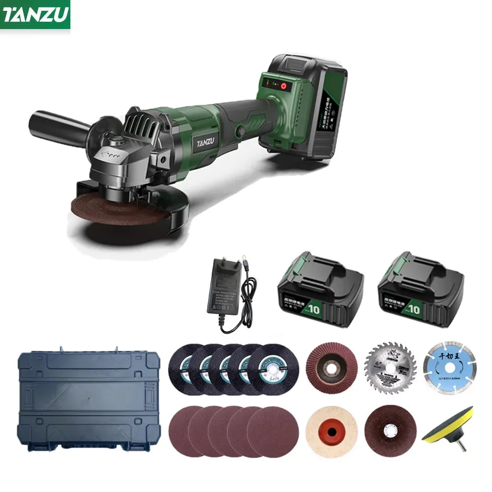 21V Brushless Angle Grinder 4 Inch Cordless Polishing Machine