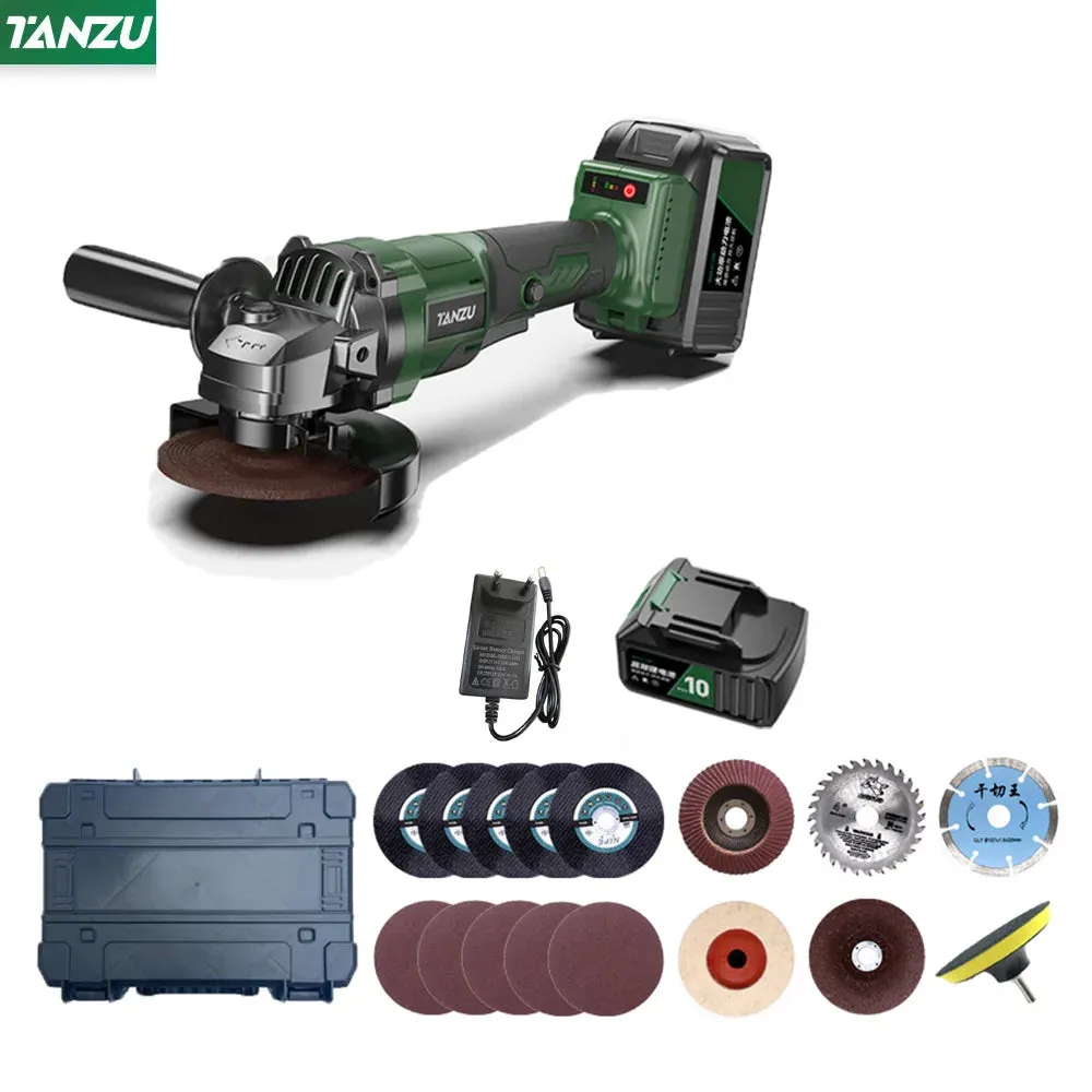 21V Brushless Angle Grinder 4 Inch Cordless Polishing Machine