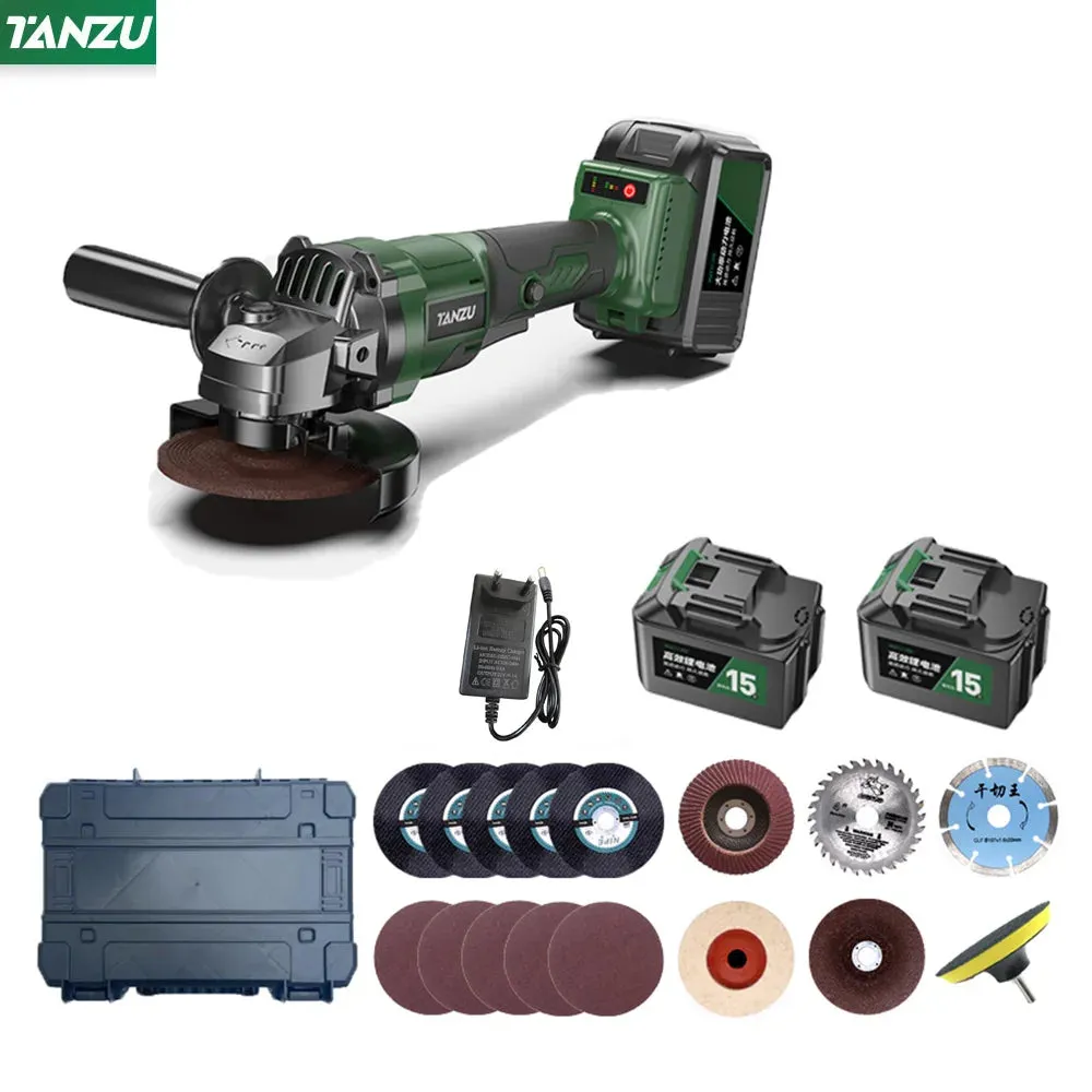 21V Brushless Angle Grinder 4 Inch Cordless Polishing Machine