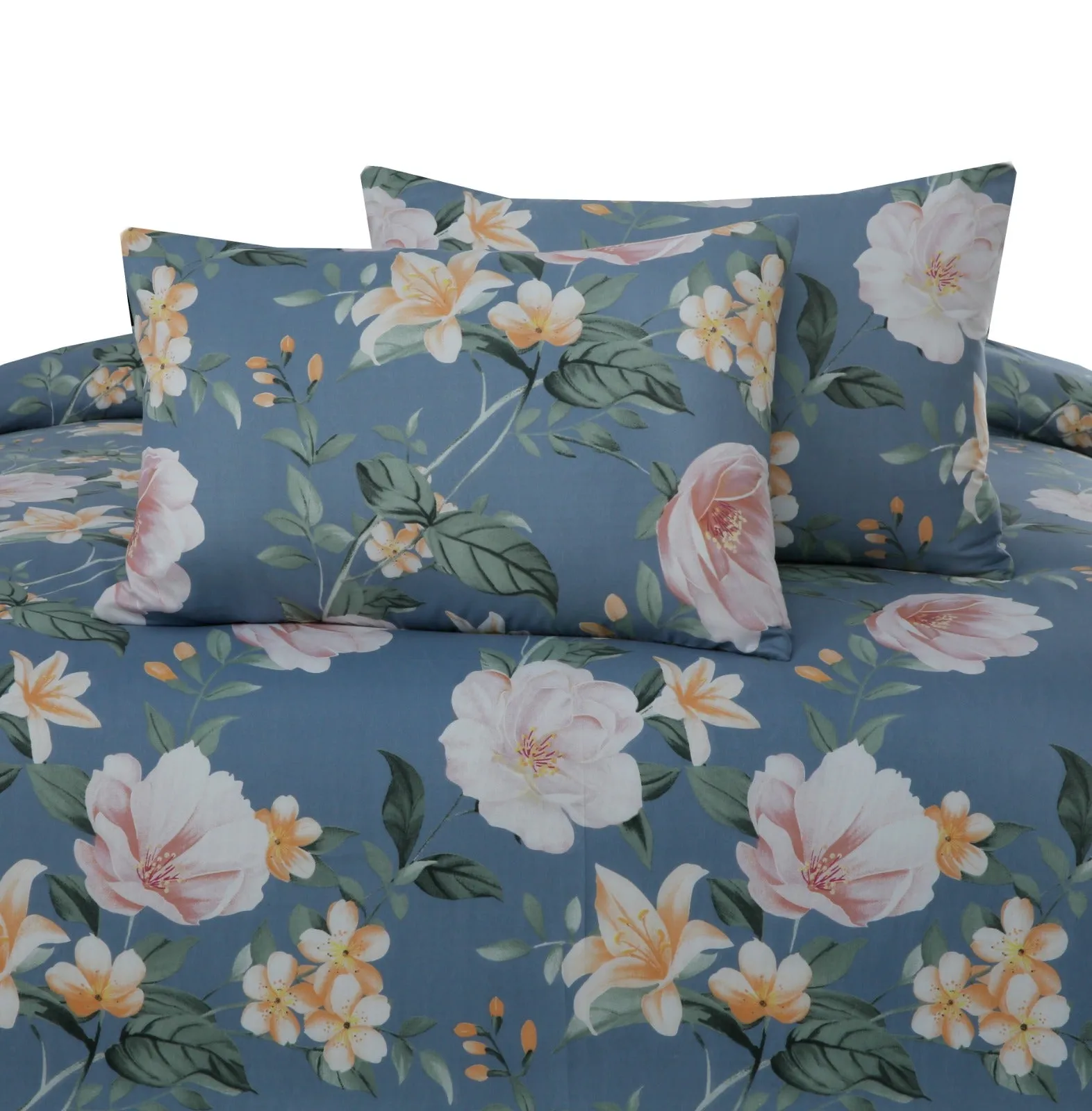 3 PCs Double Bed Sheet(5379) -Magnolia