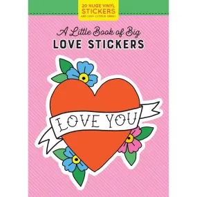 a little book of big love stickers