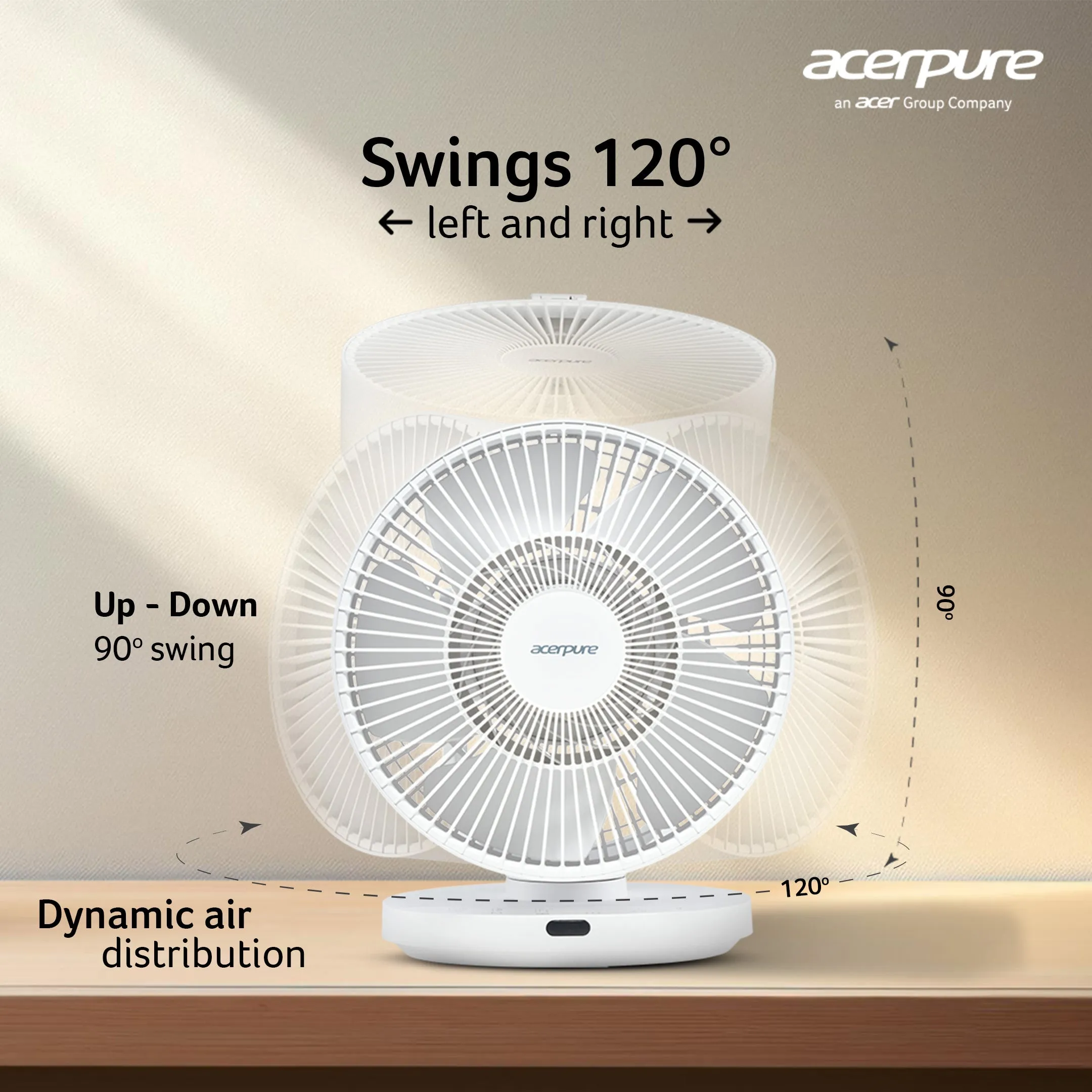 Acerpure cozy Air Circulator Fans- F3