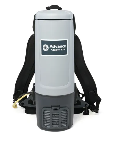 Advance Adgility, Backpack Vacuum, 6QT or 10QT, 9.3lbs or 10.8lbs