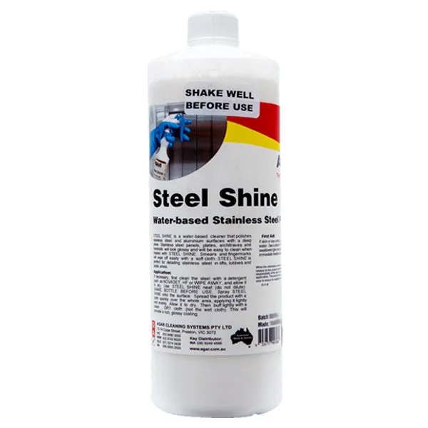 Agar Steel Shine Water Based Polish