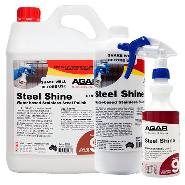 Agar Steel Shine Water Based Polish