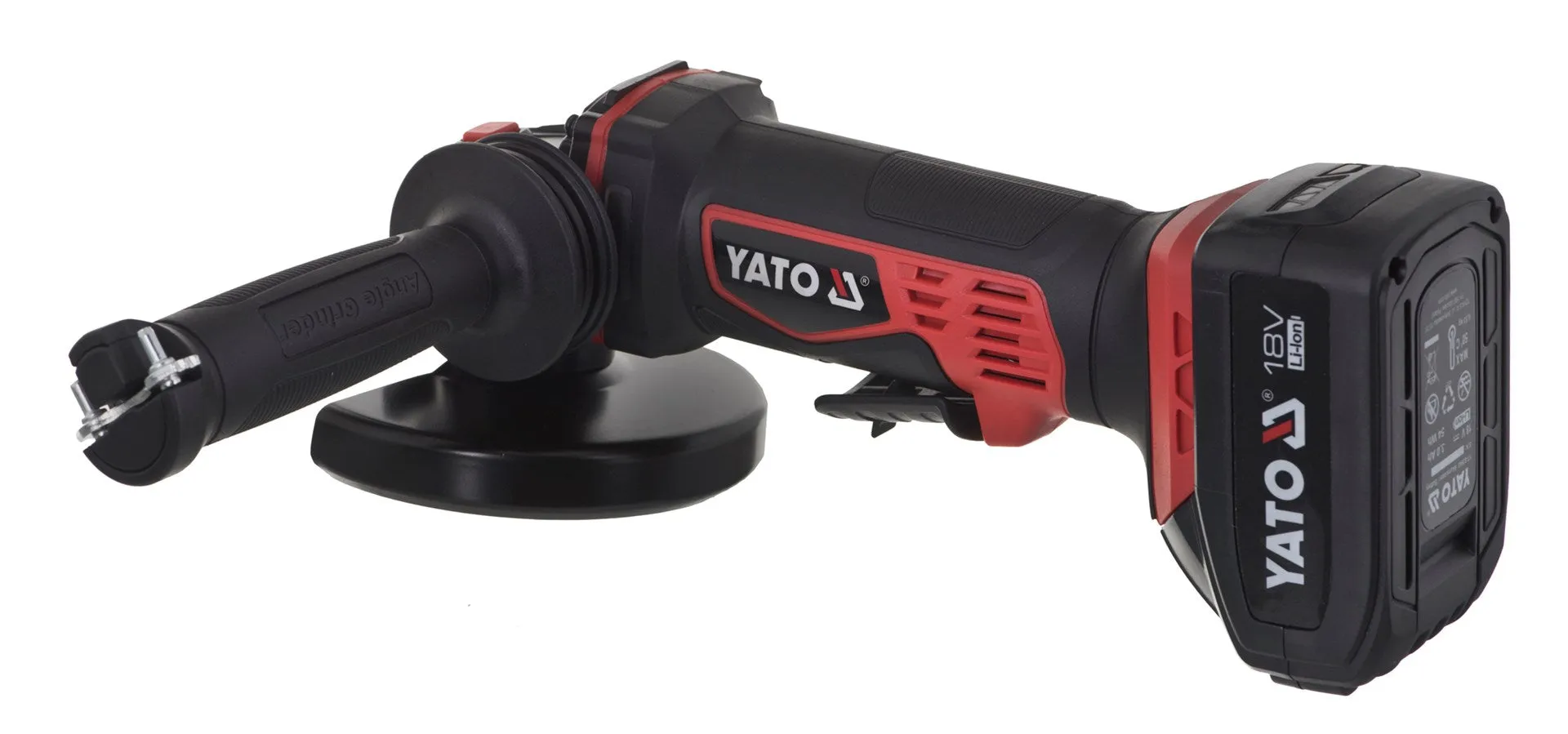 Angle Grinder 18V 2X Rechargeable Batteries Yato Yt-82828