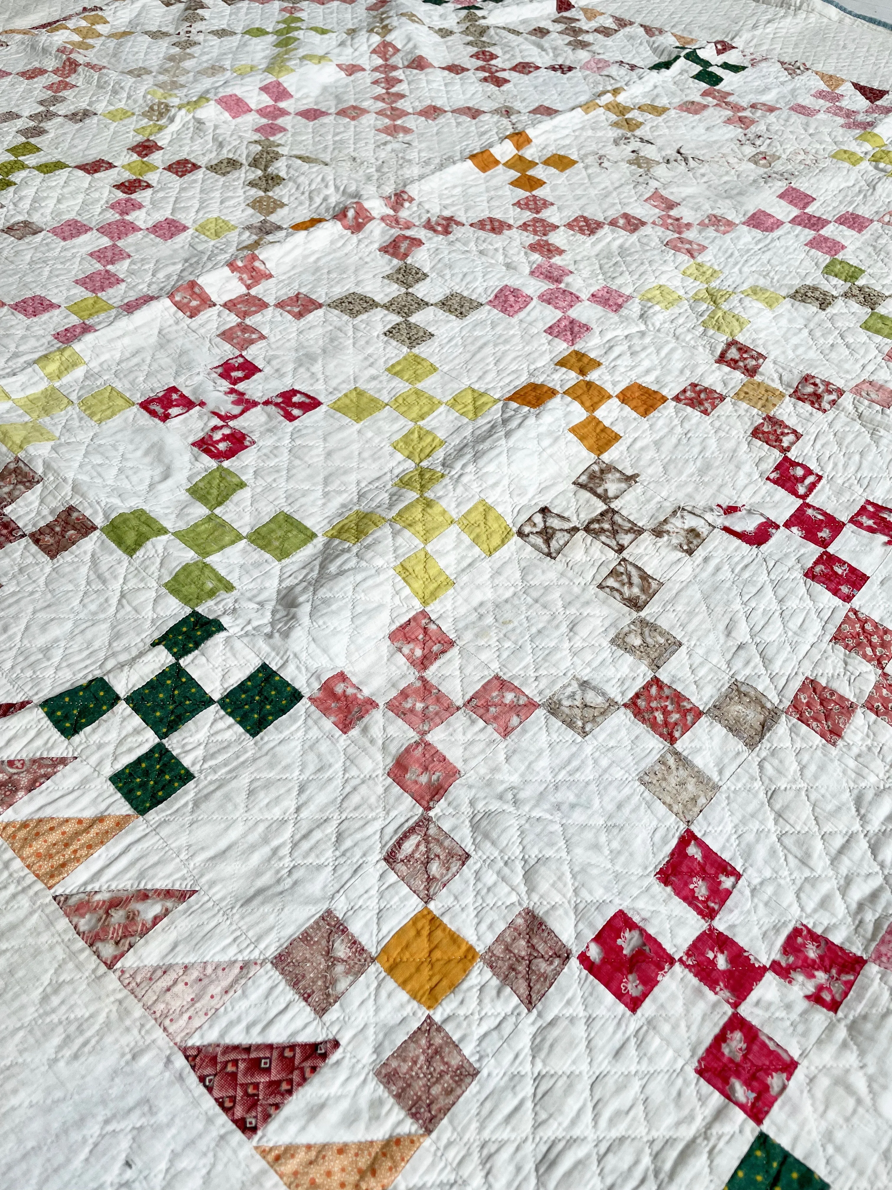 Antique Nine Patch Quilt