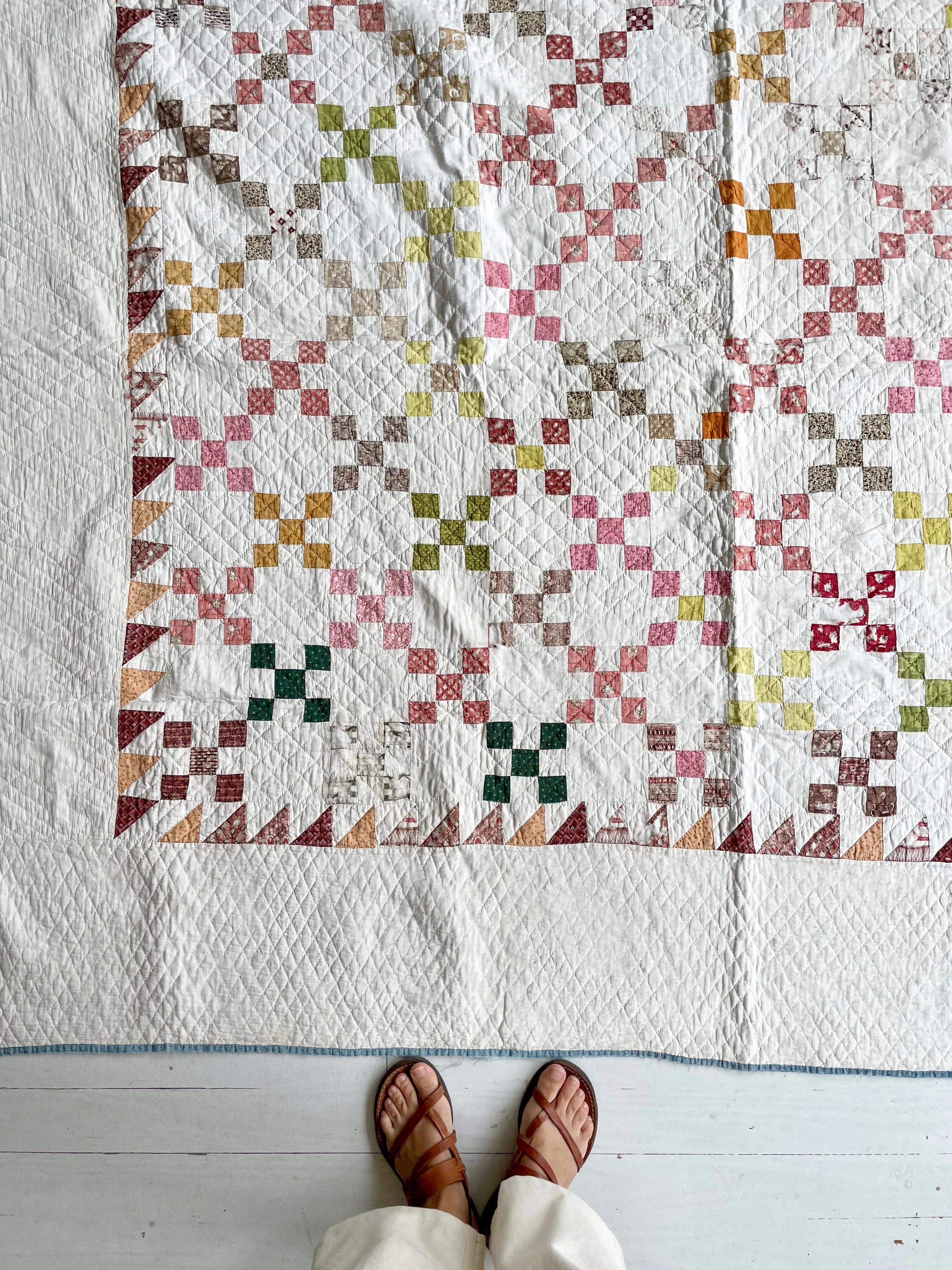 Antique Nine Patch Quilt