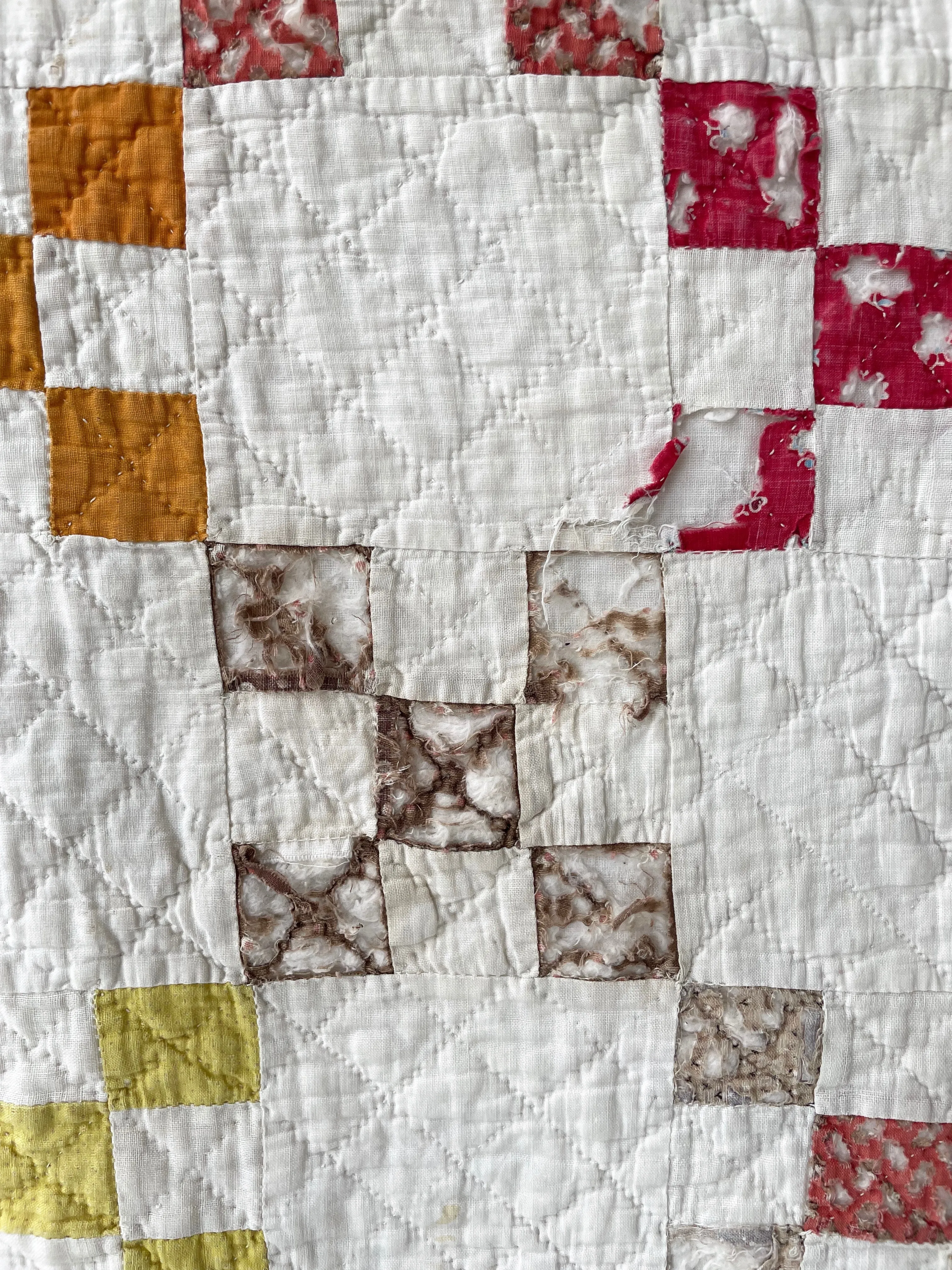 Antique Nine Patch Quilt