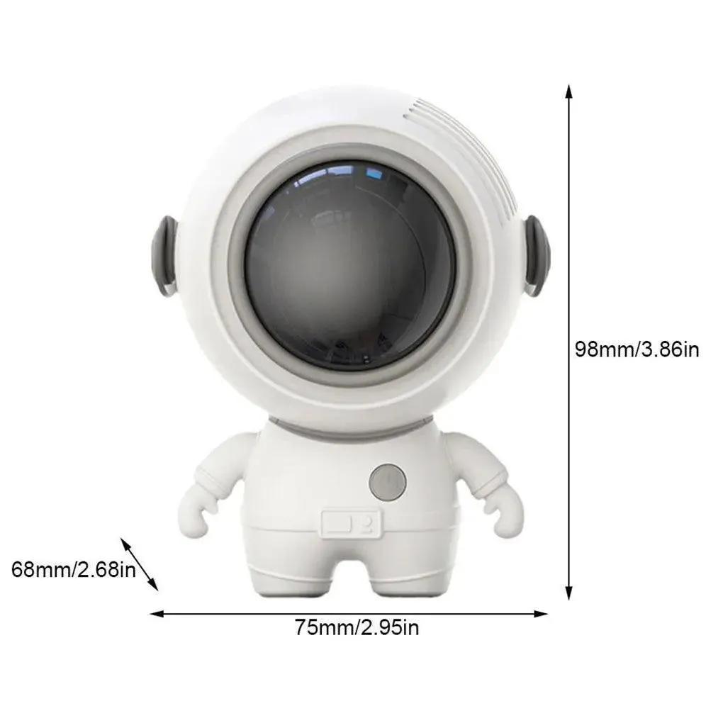 Astronaut Neck Hanging Fan Portable Cute Quiet Running Brushless Motor