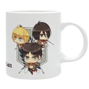 Attack On Titan - Mug - 320ml - Chibi Trio