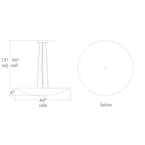 Basics 17386-44 Indoor/Outdoor Pendant By Ultralights Lighting