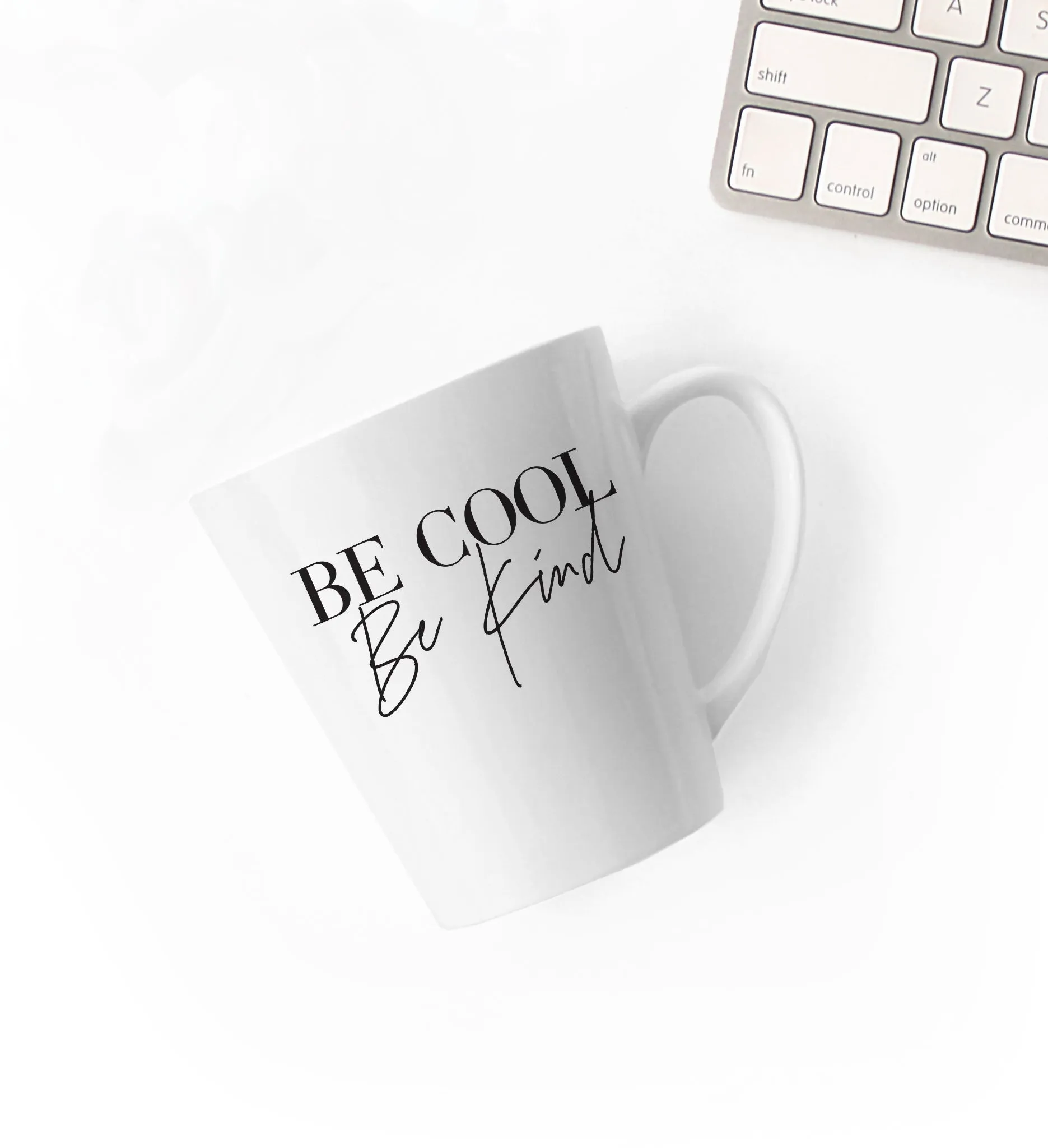 Be Cool Be Kind Serif Coffee Mug