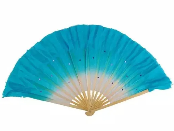 Beautiful Silk Dance Fan (Multiple Colors)