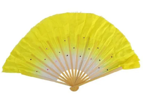 Beautiful Silk Dance Fan (Multiple Colors)