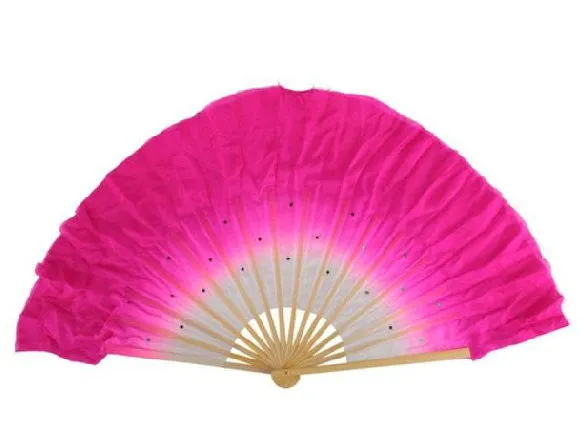 Beautiful Silk Dance Fan (Multiple Colors)