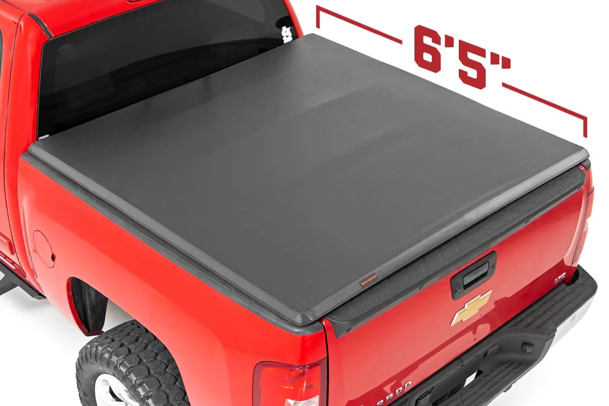 Bed Cover | Soft Fold | 6'7" Bed | Chevy 1500 & Chevrolet Silverado/GMC Sierra 2500HD/3500HD | 2007-2013