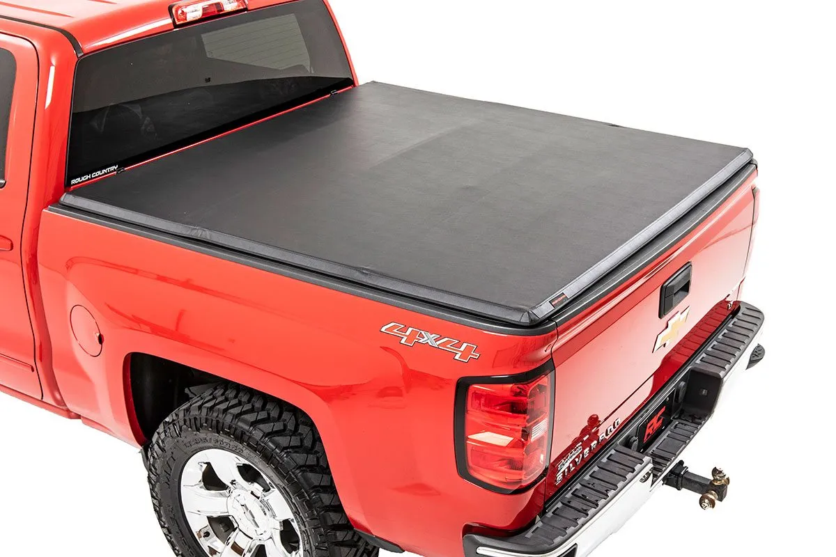 Bed Cover | Soft Fold | 6'7" Bed | Chevy 1500 & Chevrolet Silverado/GMC Sierra 2500HD/3500HD | 2007-2013