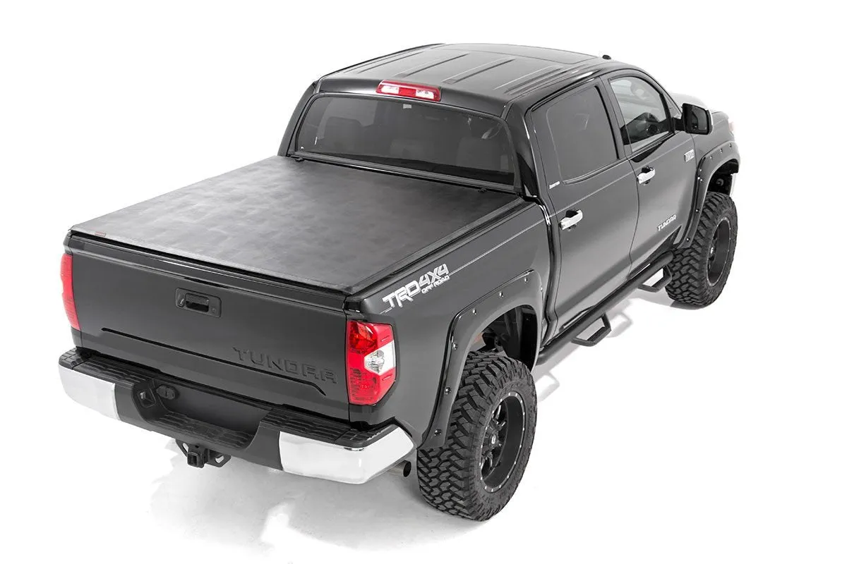 Bed Cover | Tri Fold | Soft | 5'7" Bed | No OE Rail | Toyota Tundra | 2007-2022