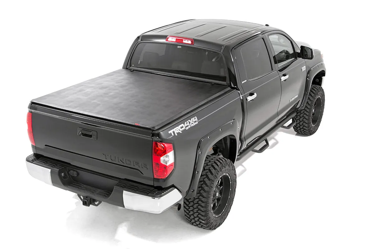 Bed Cover | Tri Fold | Soft | 6'7" Bed | No OE Rail | Toyota Tundra | 2007-2022