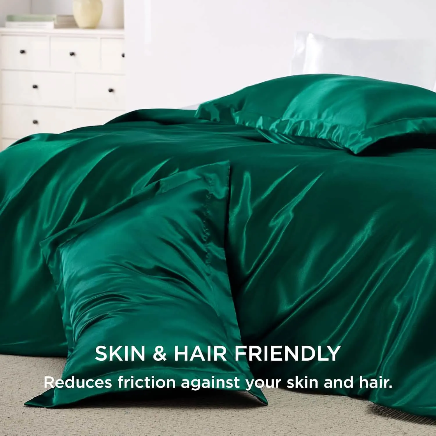 Bedsure Satin Duvet Cover Set