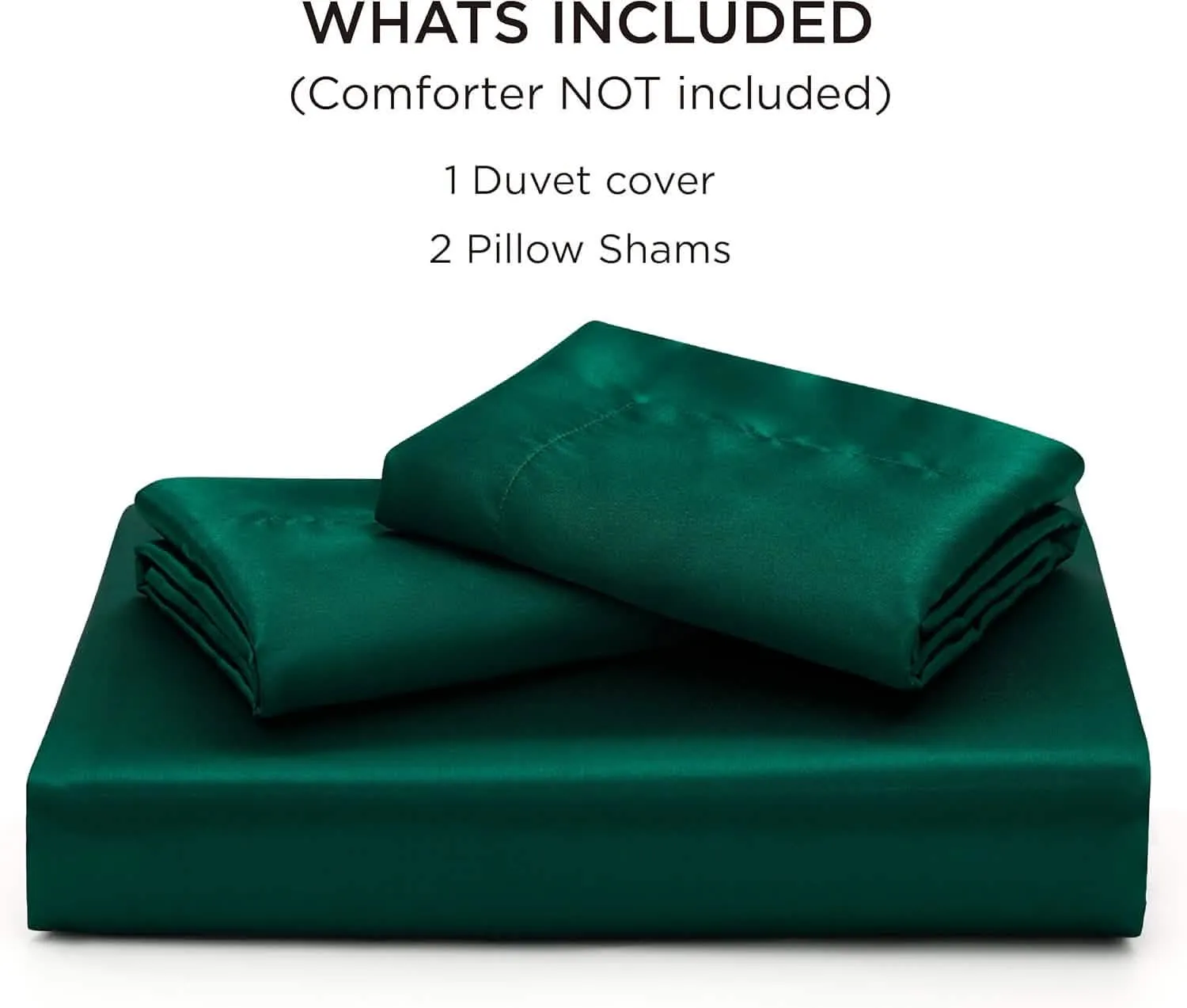 Bedsure Satin Duvet Cover Set