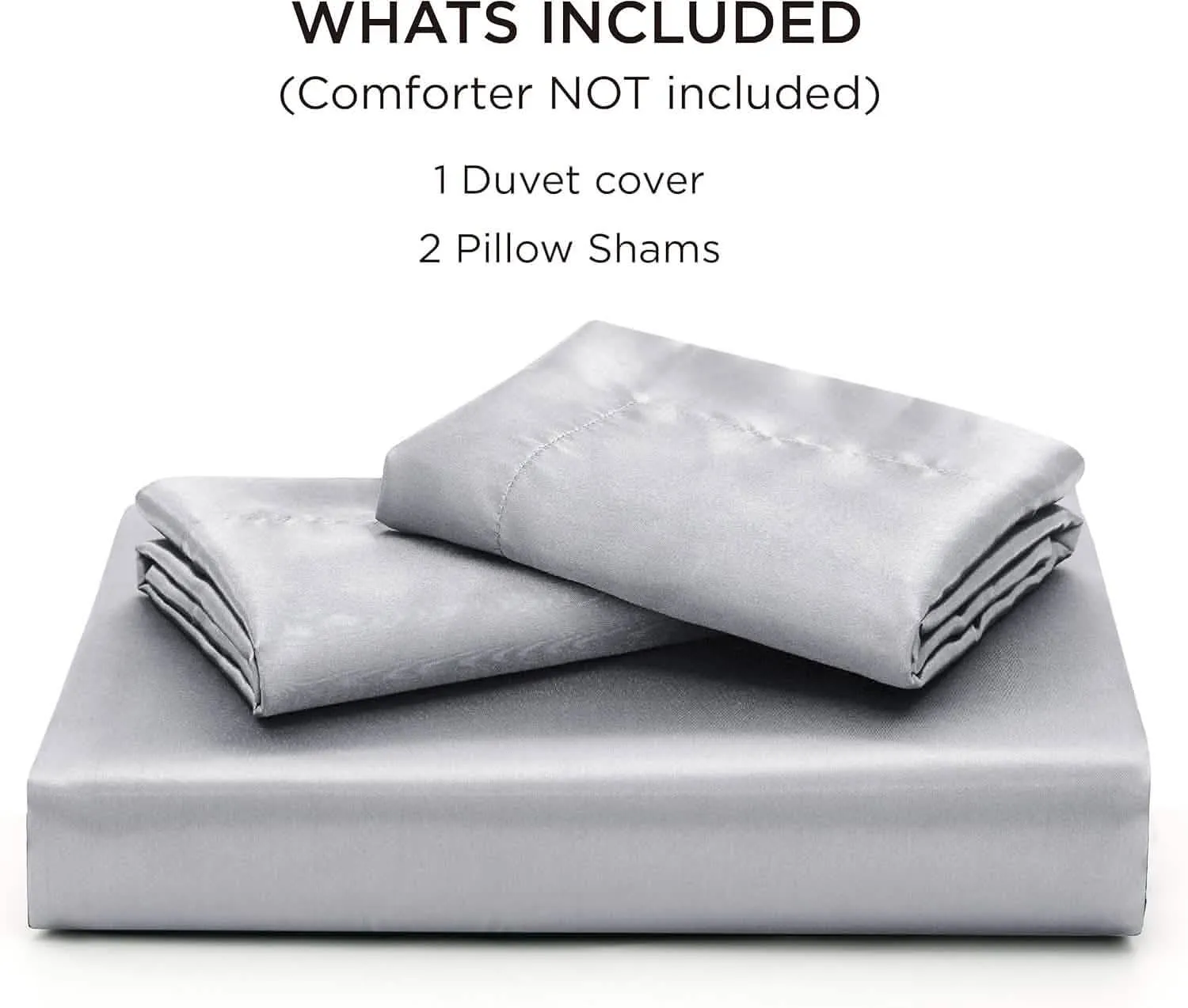 Bedsure Satin Duvet Cover Set