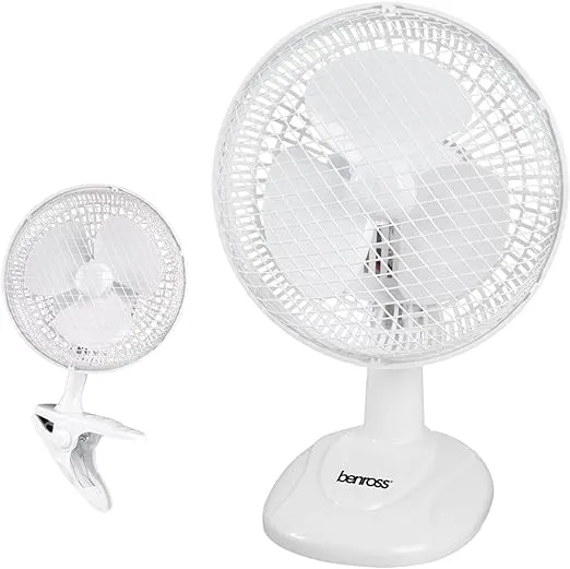 Benross 6inch 2in1 Desk/clip Fan