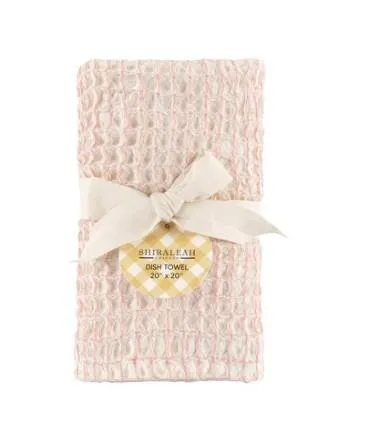 Blush Waffle Weave Dish Towel