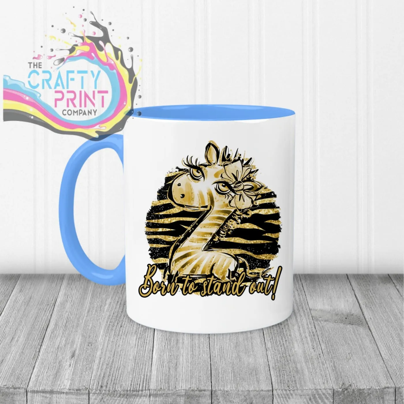 Born to Stand Out Giraffe Mug