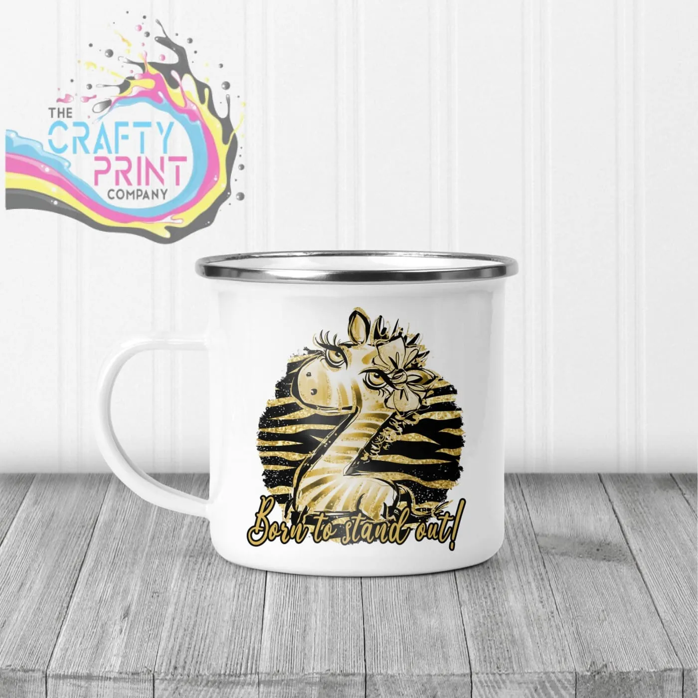 Born to Stand Out Giraffe Mug