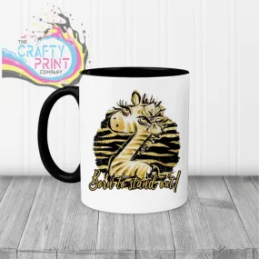 Born to Stand Out Giraffe Mug