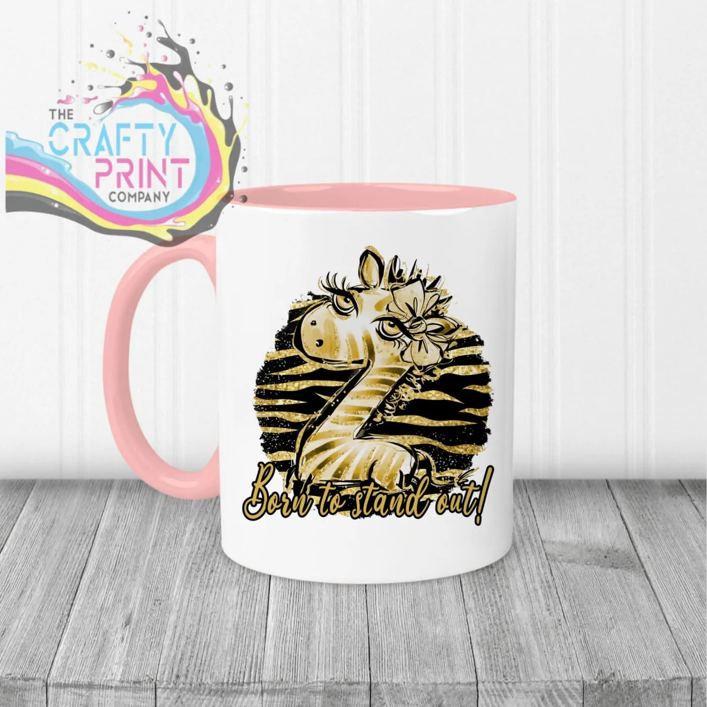 Born to Stand Out Giraffe Mug