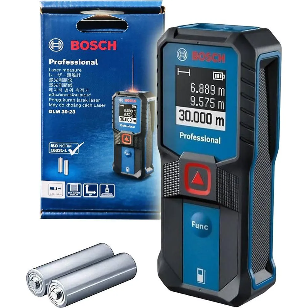 Bosch GLM 30-23 Laser Rangefinder / Distance Measurer (30 meters) (Open Seal)