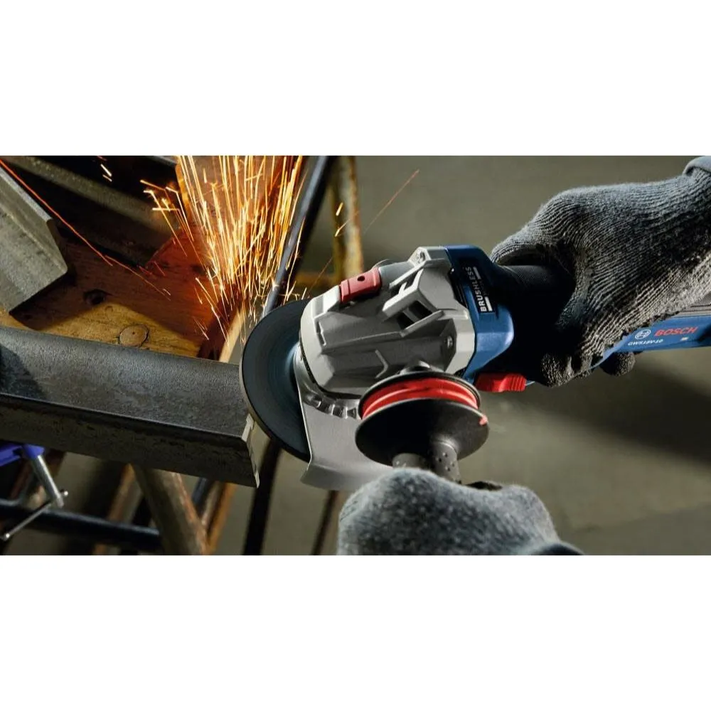 Bosch GWS18V-10B14 18V Brushless 4-1/2 - 5" Angle Grinder Kit with (1) CORE18V 8.0 Ah PROFACTOR Performance Battery