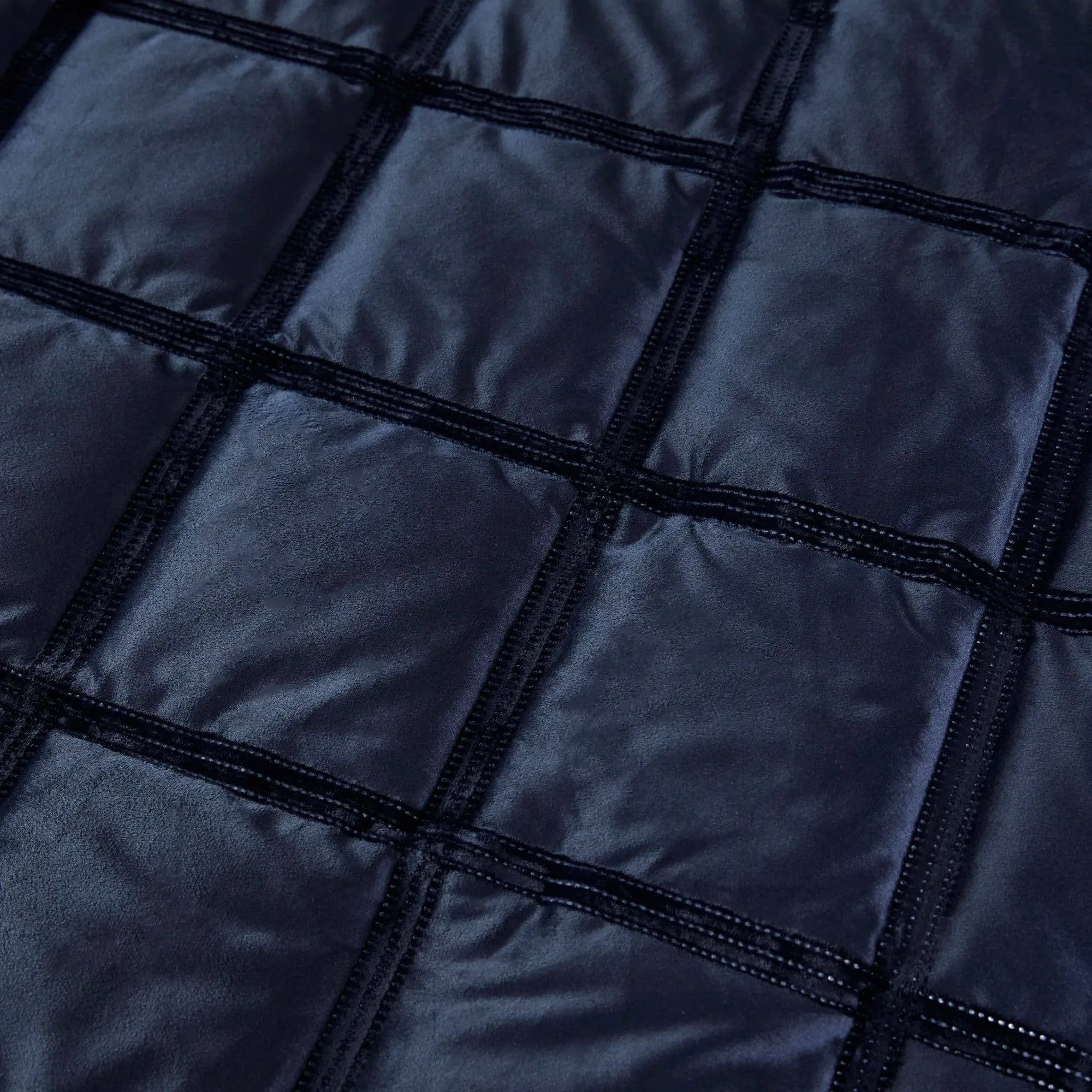 Brighton Square Duvet Set - Navy