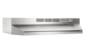 Broan 24" Non-ducted Stainless Steel Under Cabinet Hood - 412404