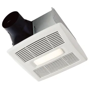 Broan AE50110DCL Bathroom Exhaust Fan With LED light 50-110 CFM