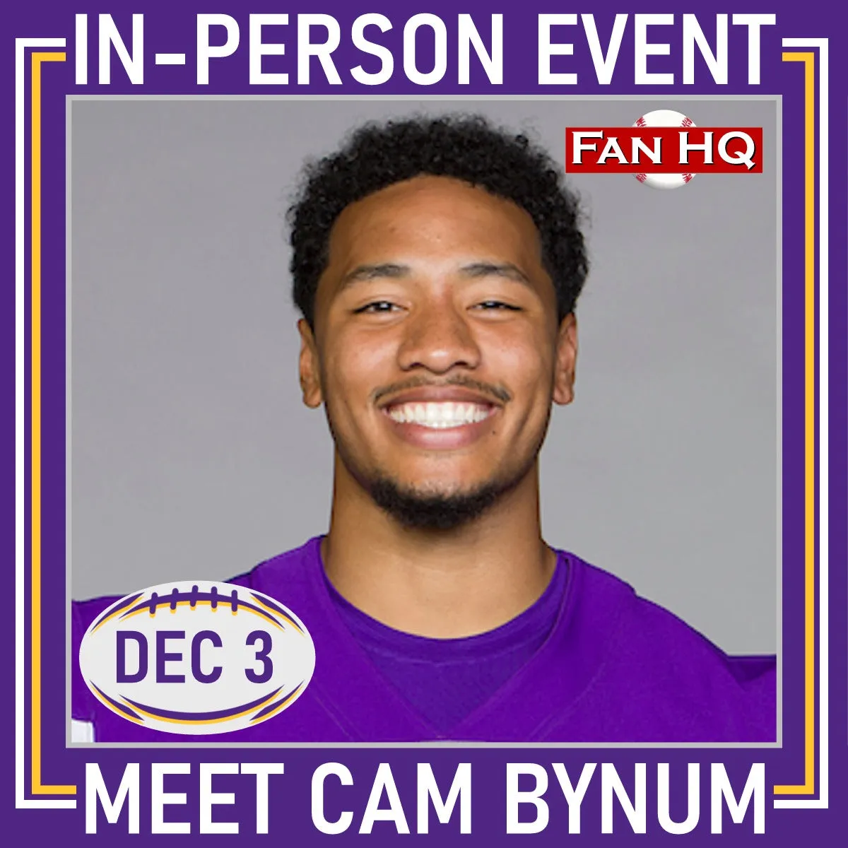 Cam Bynum Posed Photo Ticket