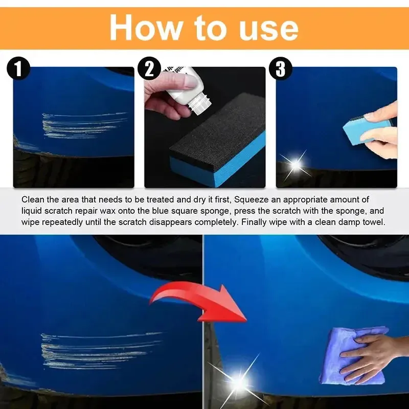 Car Scratch Remover Paint Care Tools Auto Swirl Remover Scratches Repair Polishing Auto Body Grinding Compound Anti Scratch Wax