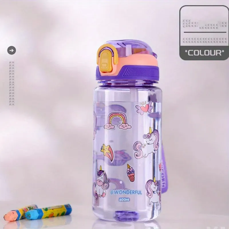 Cartoon Theme Water Bottle.